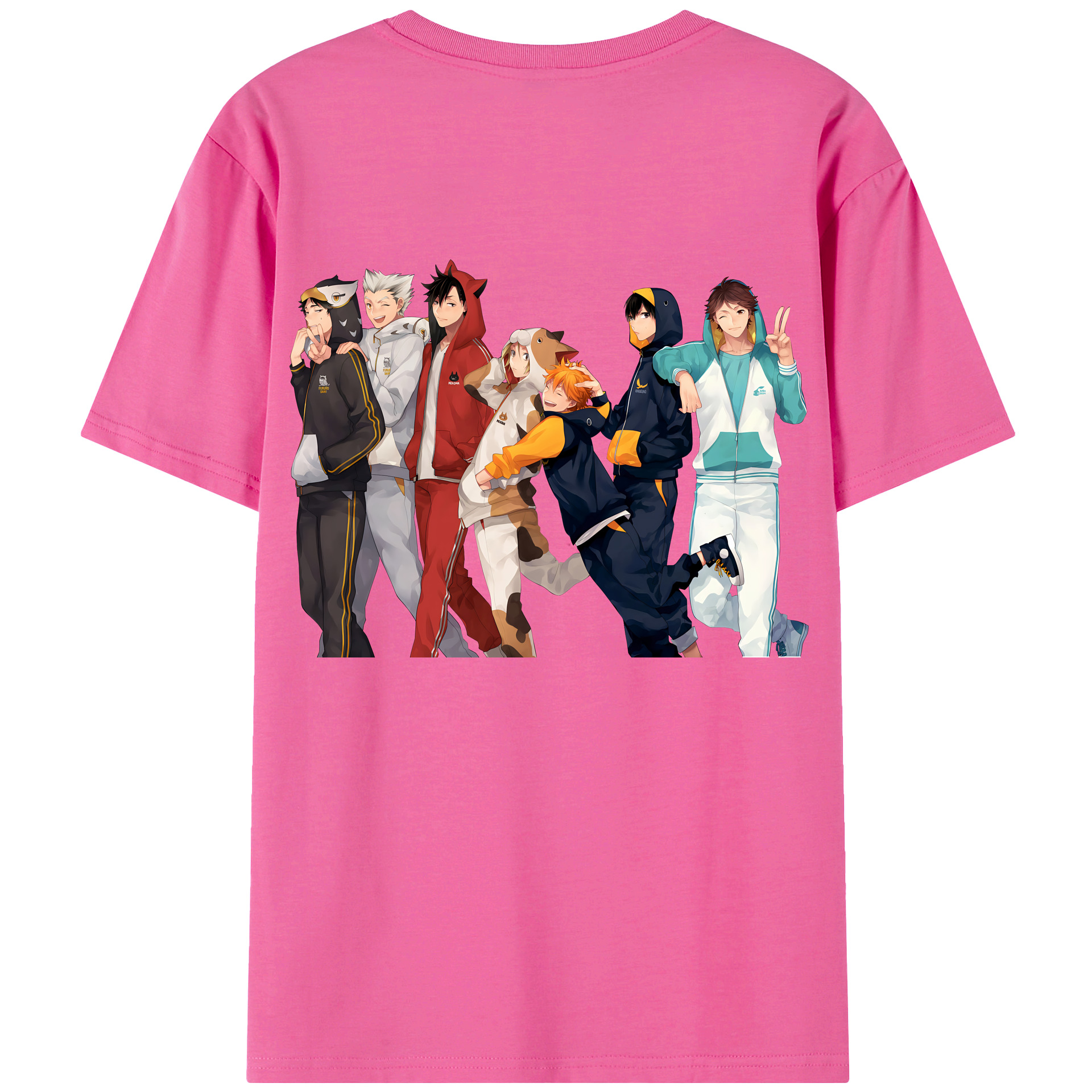 （画像用） ハイキュー!! Haikyu!! レディース半袖Tシャツ(バックプリント)